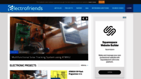 What Electrofriends.com website looked like in 2020 (4 years ago)