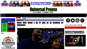 What Eluniversalprensa.com website looked like in 2020 (4 years ago)