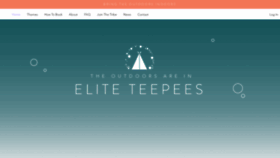 What Eliteteepees.com website looked like in 2020 (4 years ago)