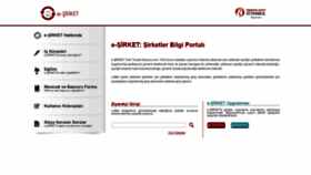 What E-sirket.mkk.com.tr website looked like in 2020 (4 years ago)