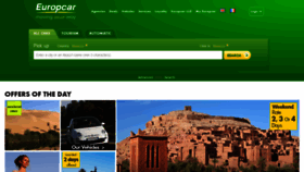What Europcar.ma website looked like in 2020 (4 years ago)