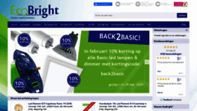What Ecobright.be website looked like in 2020 (4 years ago)