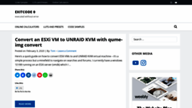 What Exitcode0.net website looked like in 2020 (5 years ago)