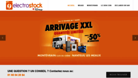 What Electro-stock.fr website looked like in 2020 (4 years ago)