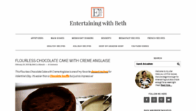 What Entertainingwithbeth.com website looked like in 2020 (4 years ago)