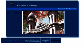 What Ecampus.psgtech.ac.in website looked like in 2020 (4 years ago)