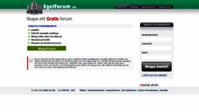 What Egetforum.se website looked like in 2020 (4 years ago)