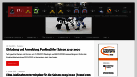 What Eishockey-ebw.de website looked like in 2020 (4 years ago)