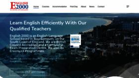 What English2000.com website looked like in 2020 (4 years ago)