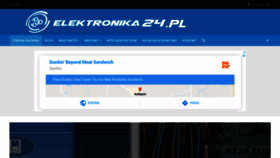 What Elektronika24.pl website looked like in 2020 (4 years ago)