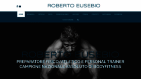 What Eusebio.pro website looked like in 2020 (4 years ago)