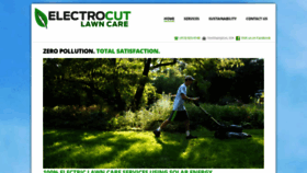 What Electrocutlawncare.com website looked like in 2020 (4 years ago)