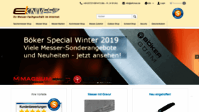 What Eknives.de website looked like in 2020 (4 years ago)