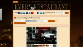 What Everyrestaurantinthecity.com website looked like in 2020 (4 years ago)