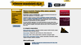 What Elenco-musicisti-dj.it website looked like in 2020 (4 years ago)