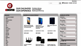 What Esons.ch website looked like in 2020 (4 years ago)