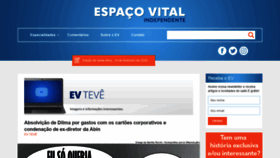 What Espacovital.com.br website looked like in 2020 (4 years ago)