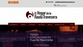 What Elhogardelaflautatravesera.com website looked like in 2020 (4 years ago)