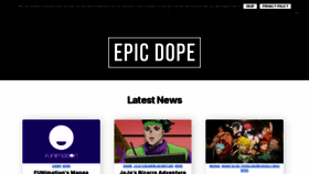 What Epicdope.com website looked like in 2020 (4 years ago)