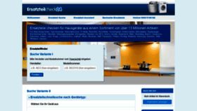 What Ersatzteilcheck24.de website looked like in 2020 (4 years ago)