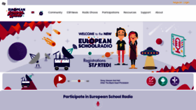What Europeanschoolradio.eu website looked like in 2020 (4 years ago)
