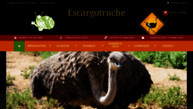 What Escargotruche.fr website looked like in 2020 (4 years ago)