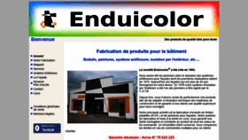 What Enduicolor.fr website looked like in 2020 (4 years ago)
