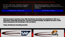 What Evolutionaryconsulting.com website looked like in 2020 (4 years ago)
