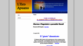 What Ecoapuano.it website looked like in 2020 (4 years ago)