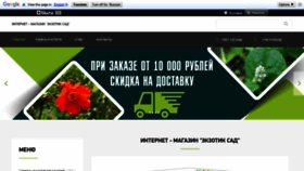 What Exotiksad.ru website looked like in 2020 (4 years ago)