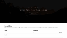 What Elmeridianodecordoba.com.co website looked like in 2020 (4 years ago)
