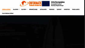 What Enformatic.pl website looked like in 2020 (4 years ago)