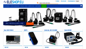 What Eleshop.eu website looked like in 2020 (4 years ago)
