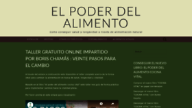 What Elpoderdelalimento.com website looked like in 2020 (4 years ago)