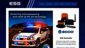 What Eccosafetygroup.com.au website looked like in 2020 (4 years ago)