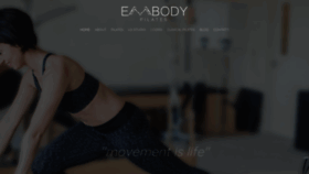 What Embodypilates.it website looked like in 2020 (4 years ago)