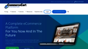 What Ecommercecart.com website looked like in 2020 (4 years ago)