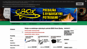 What Esoxnz.sk website looked like in 2020 (4 years ago)