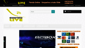 What Electrolive.cl website looked like in 2020 (4 years ago)