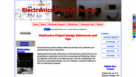 What Electronics-project-design.com website looked like in 2020 (4 years ago)