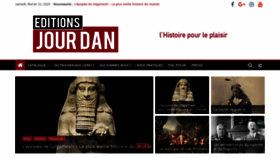 What Editionsjourdan.com website looked like in 2020 (4 years ago)