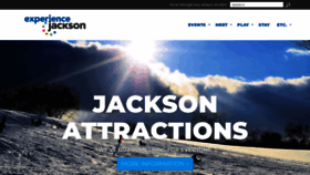 What Experiencejackson.com website looked like in 2020 (4 years ago)