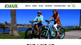 What Eluxbikes.com website looked like in 2020 (4 years ago)