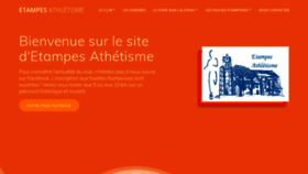 What Etampesathletisme.com website looked like in 2020 (4 years ago)