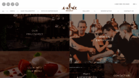 What Entree-restaurant.cz website looked like in 2020 (4 years ago)