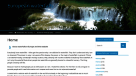 What Europeanwaterfalls.com website looked like in 2020 (4 years ago)