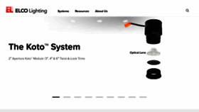 What Elcolighting.com website looked like in 2020 (4 years ago)