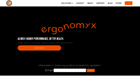 What Ergonomyx.com website looked like in 2020 (4 years ago)