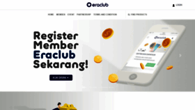 What Eraclub.id website looked like in 2020 (4 years ago)