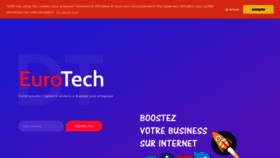 What Eurotech-web.com website looked like in 2020 (4 years ago)
